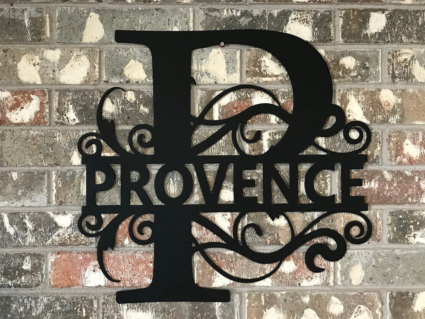 Custom Monogram Metal Sign, Personalized Metal Sign, Family Name Sign, Personalized Wedding Gift