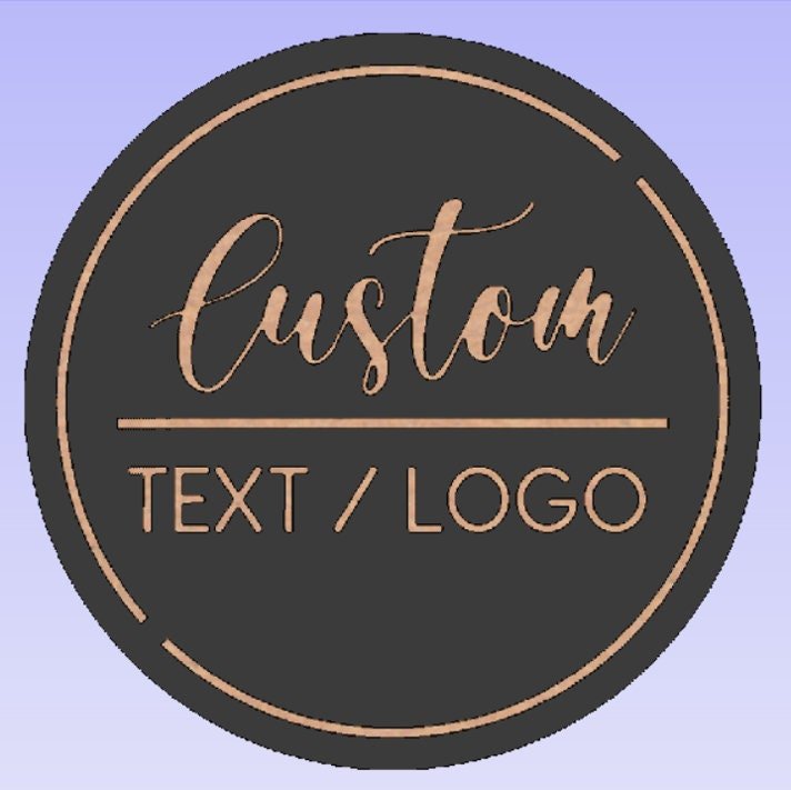 Custom Carved Sign, Custom Logo Sign, Personalized Sign, Wedding Gift, Housewarming Gift, Outdoor Sign, Backyard Sign, Pool Sign - Wood & Metal By Dao