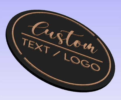 Custom Carved Sign, Custom Logo Sign, Personalized Sign, Wedding Gift, Housewarming Gift, Outdoor Sign, Backyard Sign, Pool Sign - Wood & Metal By Dao