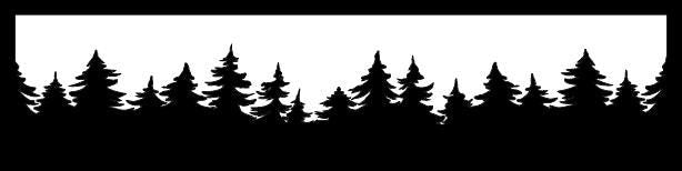 Decorative Metal Panel Insert. Privacy Fence Topper Insert. Tree Line Metal Panel. Tree Line Fence Topper. - Wood & Metal By Dao