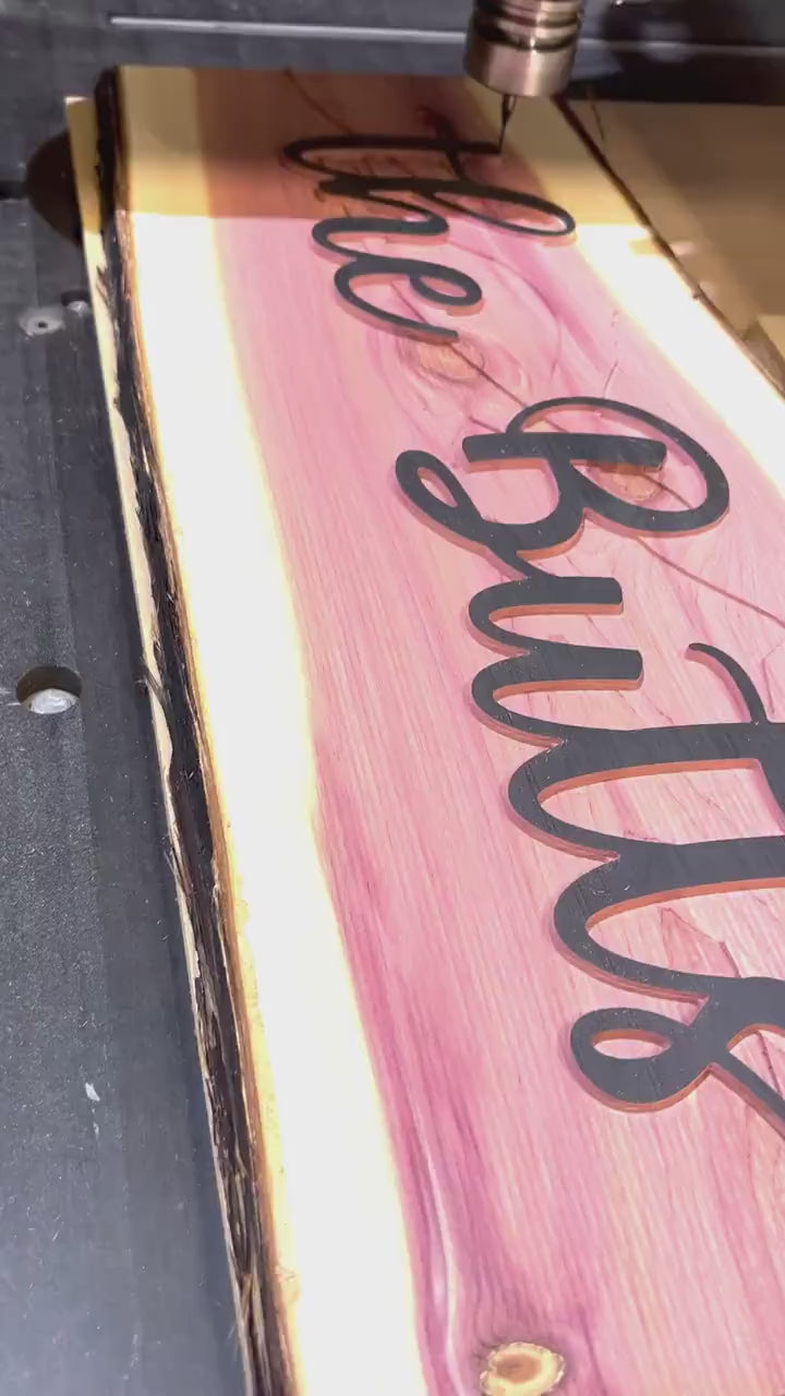 Custom Carved Sign, Custom Logo Sign, Personalized Sign, Wedding Gift, Housewarming Gift, Outdoor Sign, Backyard Sign, Pool Sign