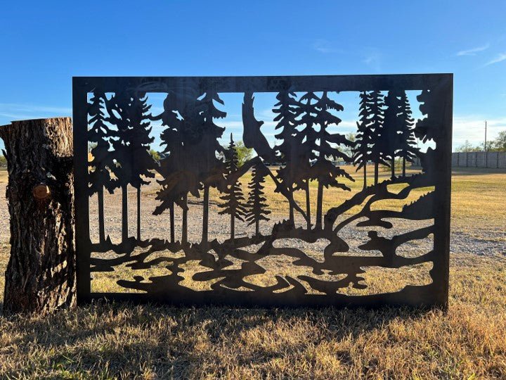 Decorative Rustic Metal Panels – Wood & Metal By Dao