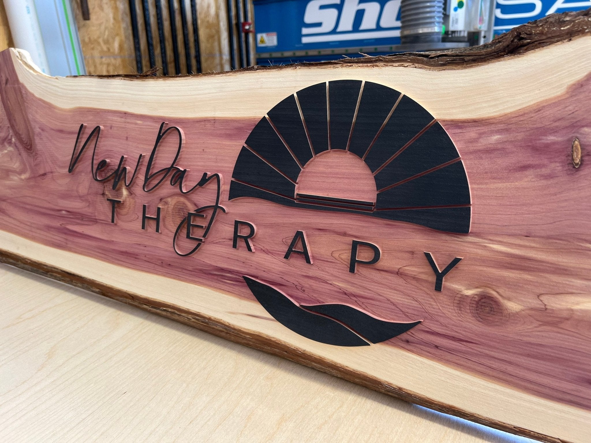 Custom Live Edge Cedar Carved Sign. Personalized Wood Sign. – Wood ...